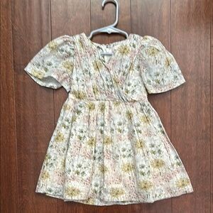 Gingersnaps Girl’s 100% Cotton Cottagecore Floral Dress, Size 2